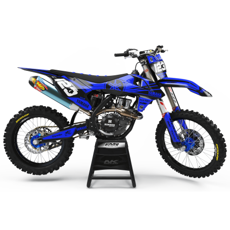 Kit déco Perso FACTORY Neken noir/bleu MA32E yamaha