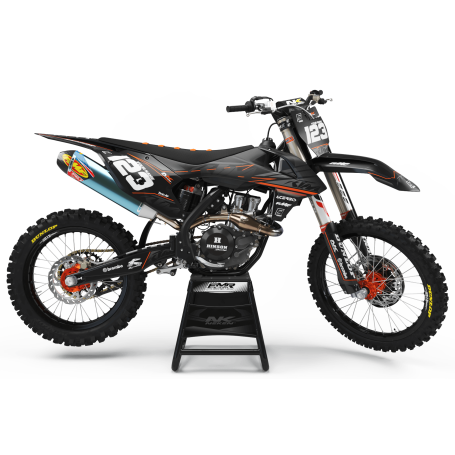 Kit déco Perso ktm FACTORY NEKEN BLACK MATE MA31C