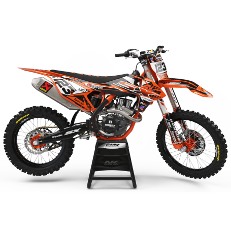 Kit déco Perso FACTORY ktm ENERGY MA33C orange