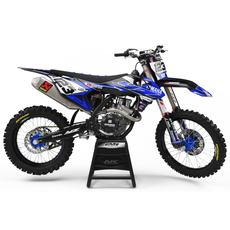Kit déco Perso FACTORY yamaha ENERGY MA33E bleu