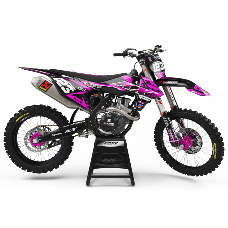 Kit déco Perso FACTORY kawasaki ENERGY MA33B3 rose