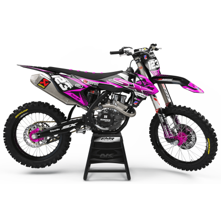 Kit déco Perso FACTORY ktm ENERGY MA33C3 rose