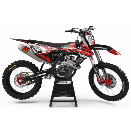 Kit déco Perso FACTORY suzuki ENERGY MA33D4 red