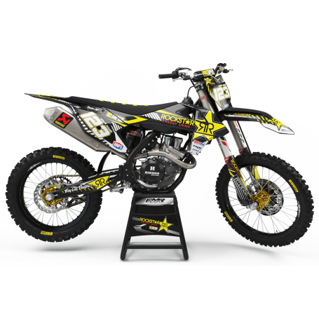 Kit deco Perso ROCKSTAR Édition Limitée MA19D jaune