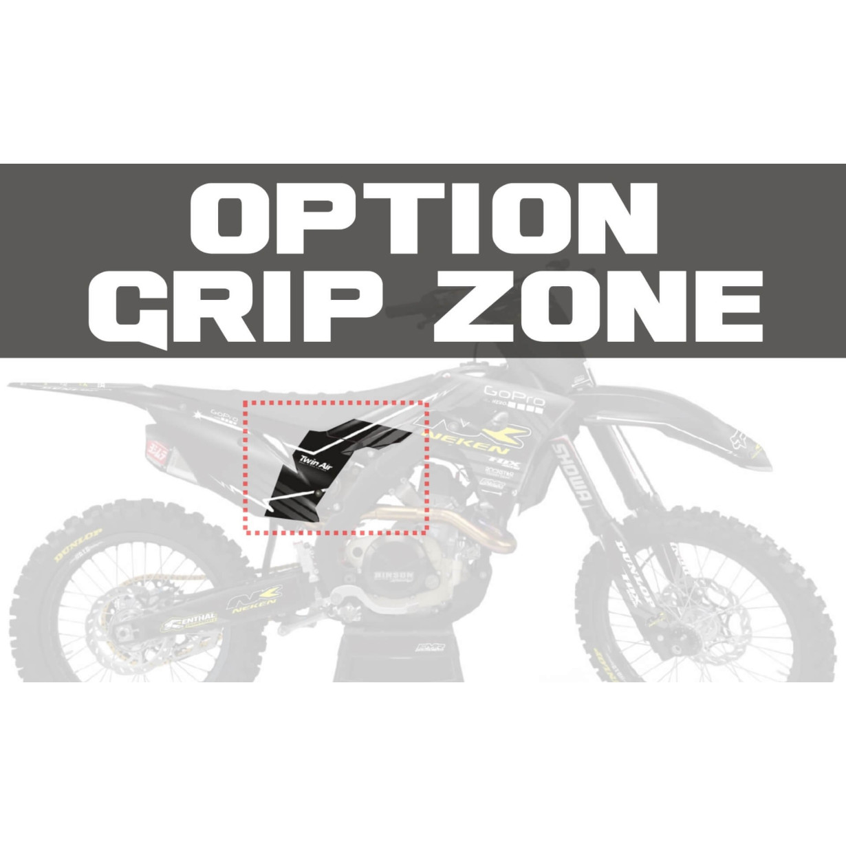 Option GRIP Zone Transparent