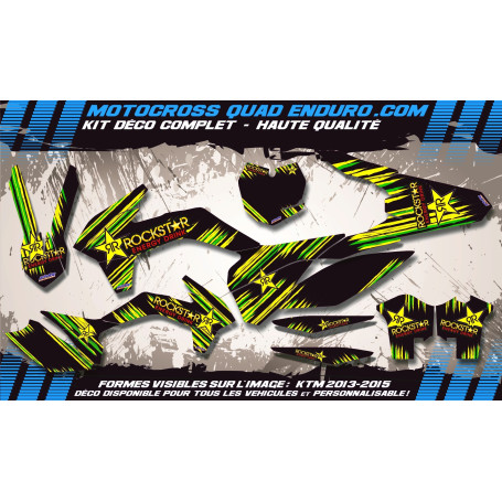 KIT DÉCO Perso 125 / 250 KX 92-93 ROCKSTAR MA6B