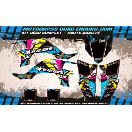 KIT DÉCO Perso 450 YFZ 04-08 QUAD ALPINESTARS MA4A
