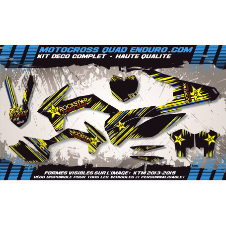 KIT DÉCO Perso MX 08-14 (2t) ROCKSTAR MA6D