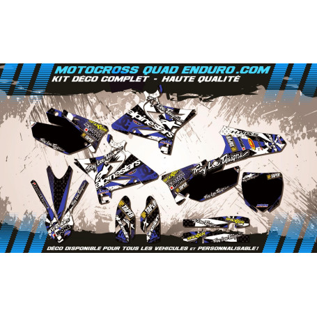 KIT DÉCO Perso 125-250 YZ UFO LOOK 4T 02-14 ALPINESTARS MA4D