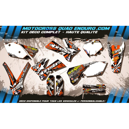 KIT DÉCO Perso SX-SXF 05-06 ALPINESTARS MA4F