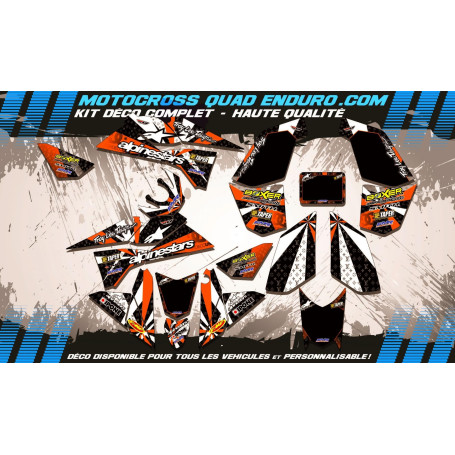 KIT DÉCO Perso XC-SX 450-505-525 QUAD ALPINESTARS MA4F