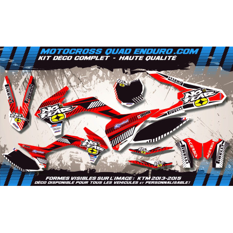 KIT DÉCO Perso 500 CR 91-01 NO FEAR MA5B