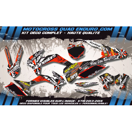 KIT DÉCO Perso CR 125 09-13 ALPINESTARS MA4C