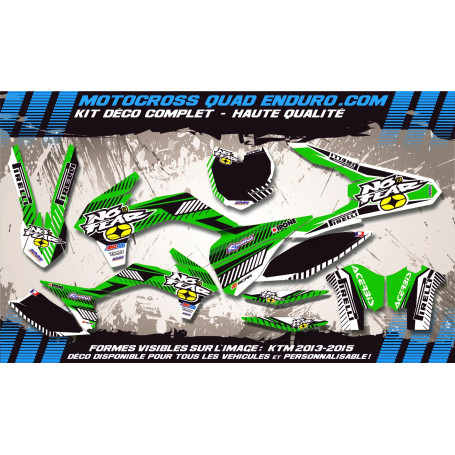 KIT DÉCO Perso 125 / 250 KX 99-02 NO FEAR MA5C