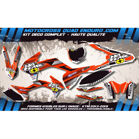 KIT DÉCO Perso 450 Rally DAKAR NO FEAR MA5A