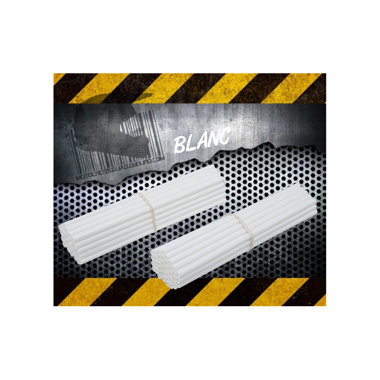 Couvres Rayons BLANC Motocross toutes cylindrées