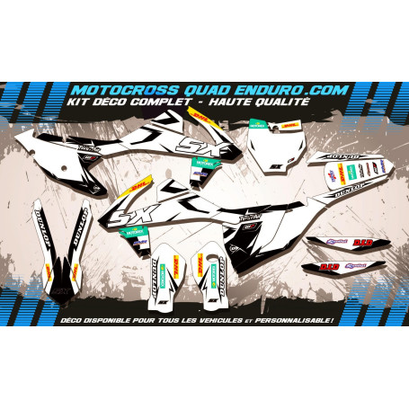 KIT DÉCO Perso SX-SXF 16-18 Factory White Edition MA10CW