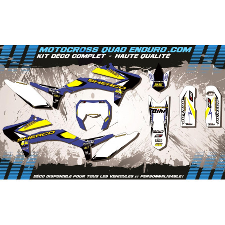 KIT DÉCO Perso SE 250 à 510 2012 Factory Replica SHERCO MA10F