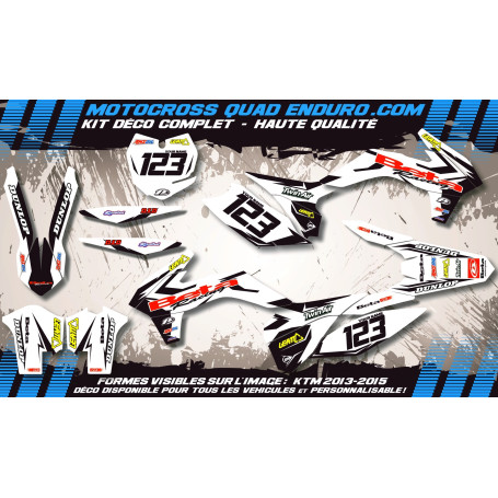 KIT DÉCO Perso RR 13-16 Factory White Edition MA10GW (sauf 50cc)