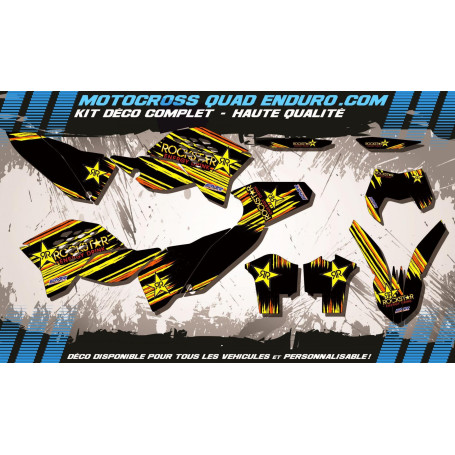 KIT DÉCO Perso EXC 08-11 ROCKSTAR MA6C