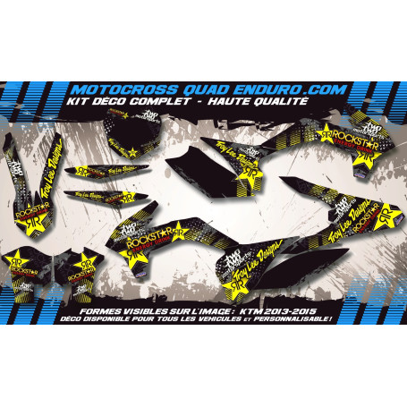 KIT DÉCO Perso 250 YZ 91-92 ROCKSTAR Energy MA16D