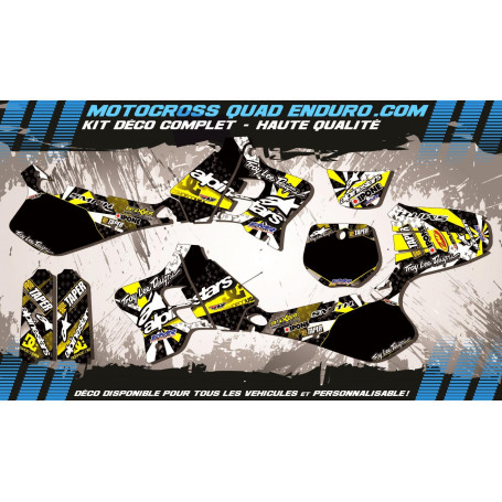 KIT DÉCO Perso 125-250 YZ 93-95 ALPINESTARS MA4E