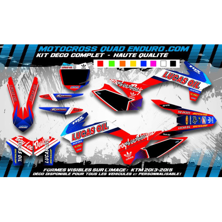 Kit déco LUCAS OIL PERSO