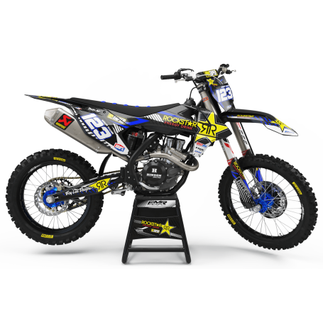 Kit deco Perso ROCKSTAR Édition Limitée MA19E bleu
