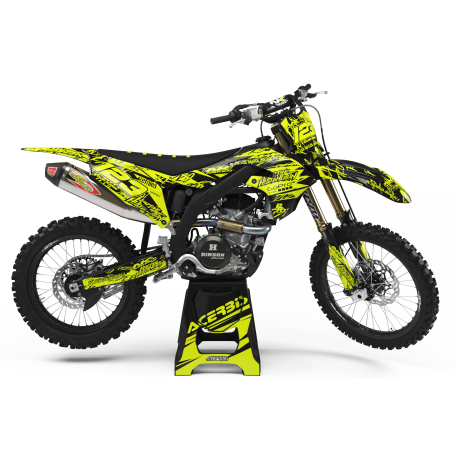 KIT DÉCO FLUO Perso KAWASAKI HART AND HUNTINGTON