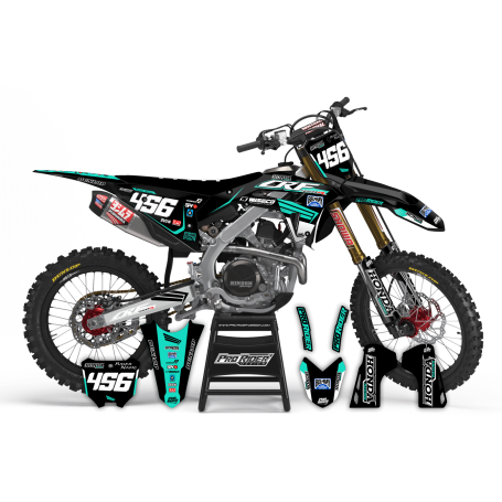 KIT DÉCO HONDA Perso BIKELIFE CYAN