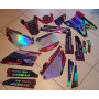 Kit déco 85YZ FULL CHROME + HOLOGRAPHIC