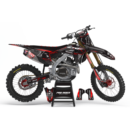 KIT DÉCO Perso HONDA NERO DARK RED