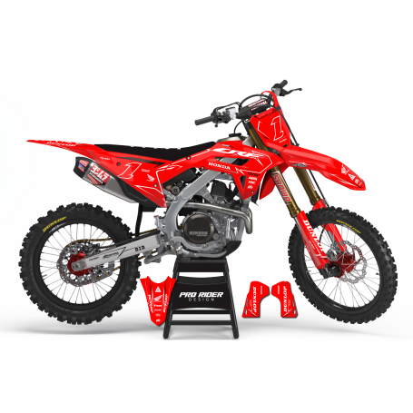 KIT DÉCO Perso HONDA NERO RED