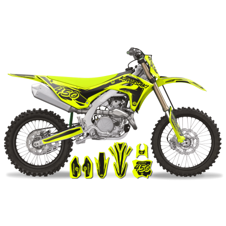 KIT DÉCO Perso  KAWA Shadow P-4 YELLOW