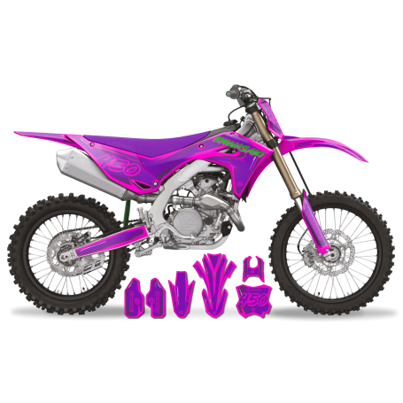 KIT DÉCO Perso KAWA Shadow P-8 PURPI