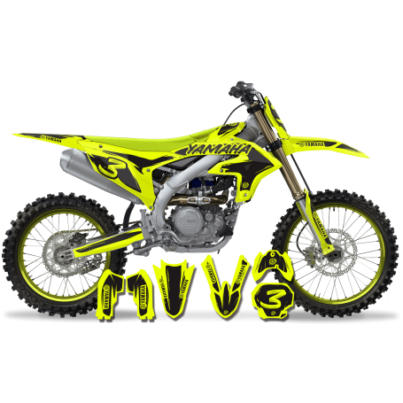 KIT DÉCO Perso YAMAHA Otaku Fury YEL4