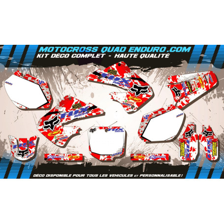 KIT DÉCO Perso 250 CR 97-99 FOX MA9A