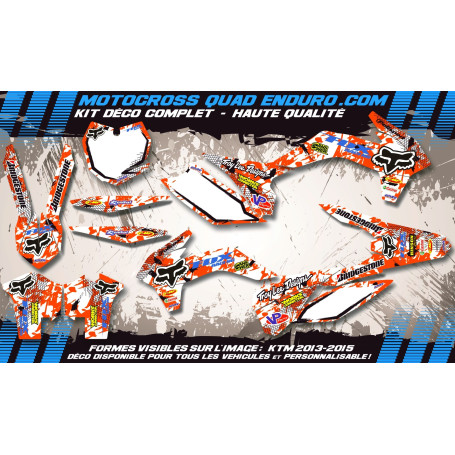 KIT DÉCO Perso EXC 05-07 FOX MA9C