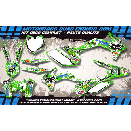 KIT DÉCO Perso 450 KXF 2012 FOX MA9B