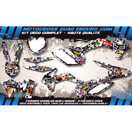 KIT DÉCO Perso SXC 625 98-07 FOX MA9F