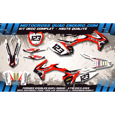 KIT DÉCO Perso 500 CR 91-01 Factory Replica HONDA MA10A