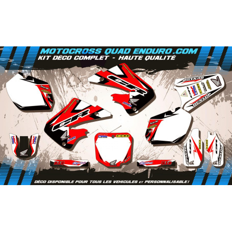 KIT DÉCO Perso 250 CR 97-99 Factory Replica HONDA MA10A
