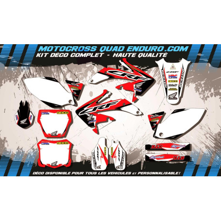 KIT DÉCO Perso 450 CRF 05-08 Factory Replica HONDA MA10A