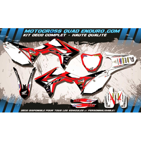 KIT DÉCO Perso 450 CRF 13-18 Factory Replica HONDA MA10A