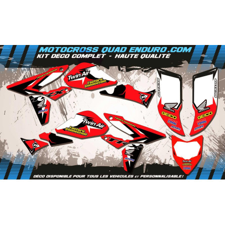 KIT DÉCO Perso 450 TRX 06-15 Quad Factory Replica HONDA MA10A