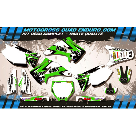 KIT DÉCO Perso 125 / 250 KX 03-08 Factory Replica KAWASAKI MA10B