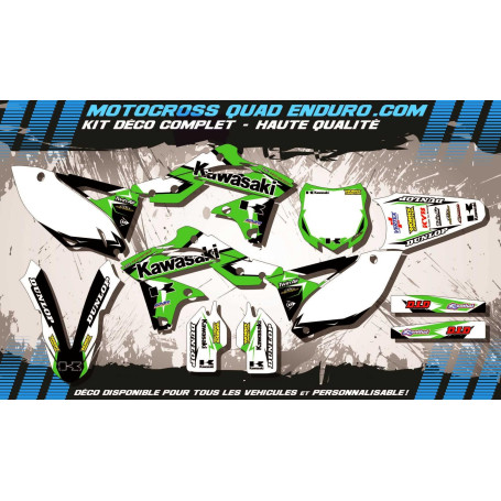 KIT DÉCO Perso 250 KXF 13-16 Factory Replica KAWASAKI MA10B