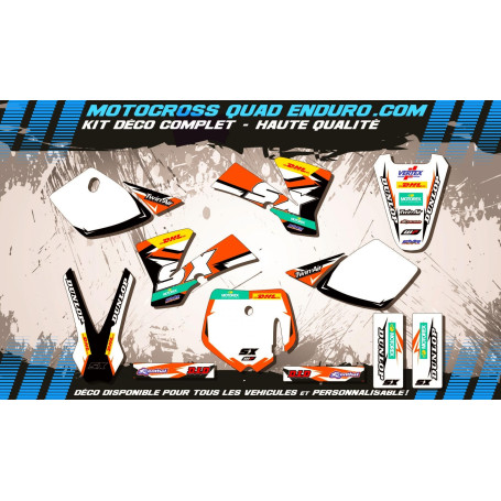 KIT DÉCO Perso 50 SX 02-08 Factory Replica KTM MA10C