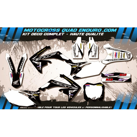 KIT DÉCO Perso 250 CRF 10-13 Factory Black Edition MA10AB