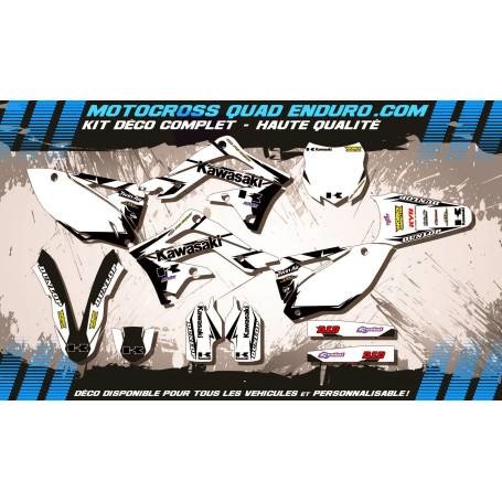 KIT DÉCO Perso 450 KXF 13-15 Factory White Edition MA10BW